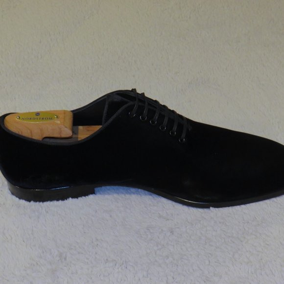 Brooks Brothers Golden Fleece Black Velvet Formal Shoes 10.5 D NWB main image 10